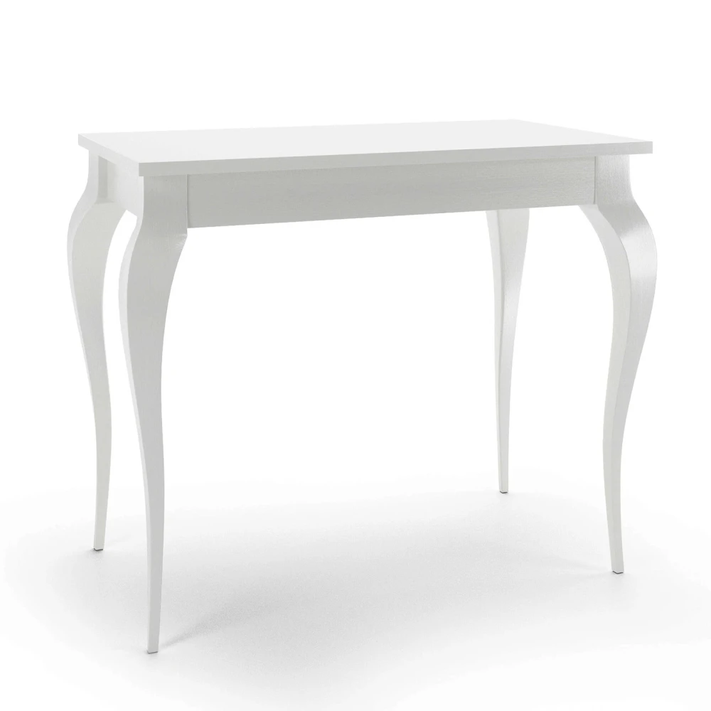 Bella glamouröser weißer Konsolen-Schminktisch Bella glamouröser weißer Konsolen-Schminktisch
