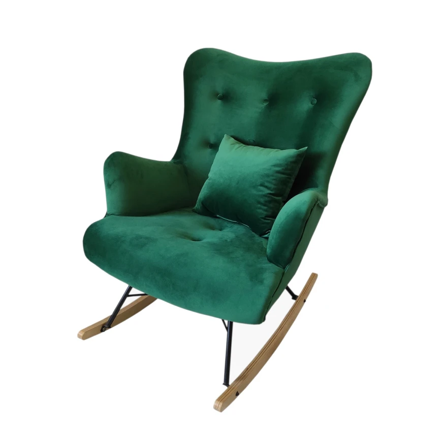 SELVI Schaukelstuhl mit Schaukelkufen