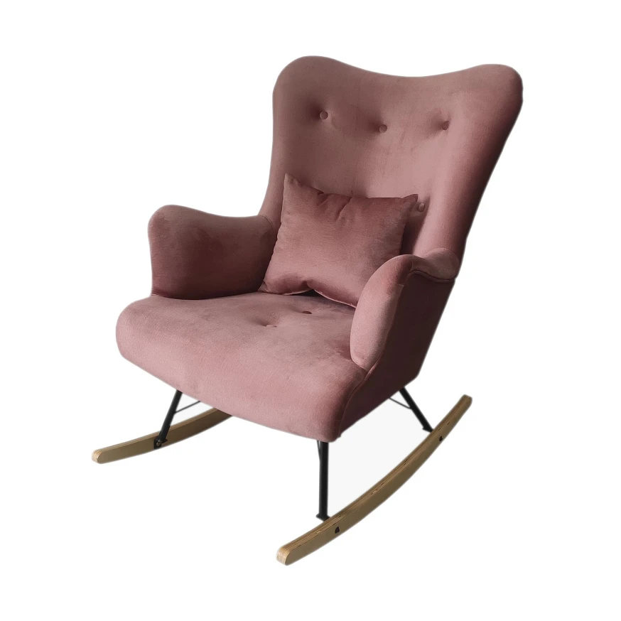 SELVI Schaukelstuhl mit Schaukelkufen