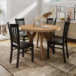 Klein Ausziehbarer Esstisch PERO 80 cm