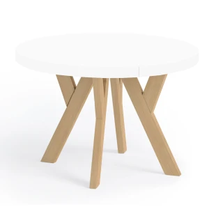 Klein Ausziehbarer Esstisch PERO 80 cm