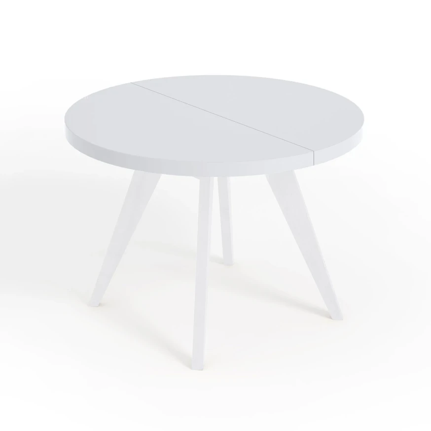 LORA 90 100 LOFT industrieller runder Holztisch