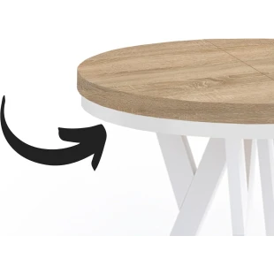 Ring-Gestell für den Esstisch Pero