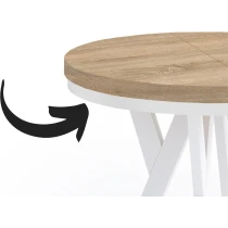 Ring-Gestell für den Esstisch Pero