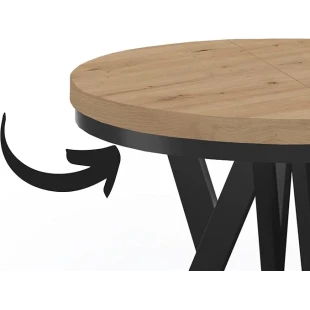 Ring-Gestell für den Esstisch Pero