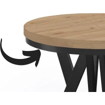 Ring-Gestell für den Esstisch Pero