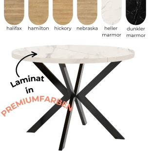 Esstisch ENDO laminiert in Farben+