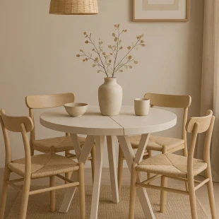 Ausziehbarer Esstisch PERO Kaschmir