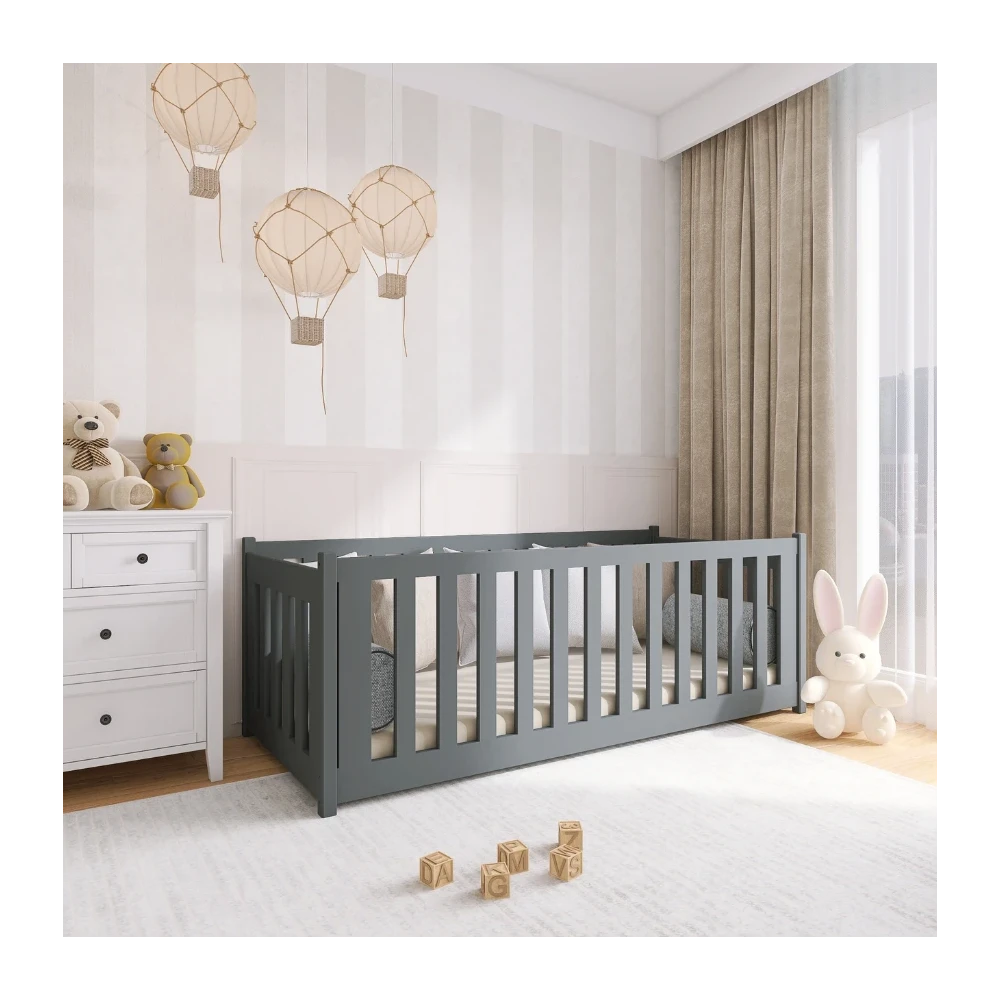 Babybett VISION mit Schutzgitter zur Auswahl