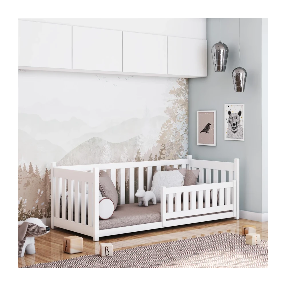 Babybett VISION mit Schutzgitter zur Auswahl