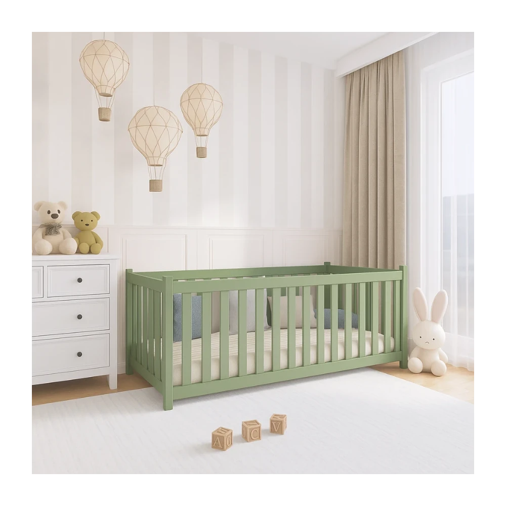 Babybett VISION mit Schutzgitter zur Auswahl