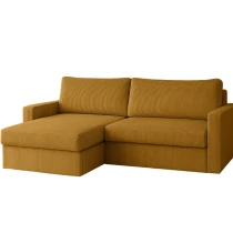 FLUX MINI L-förmiges minimalistisches Ecksofa mit Schlaffunktion