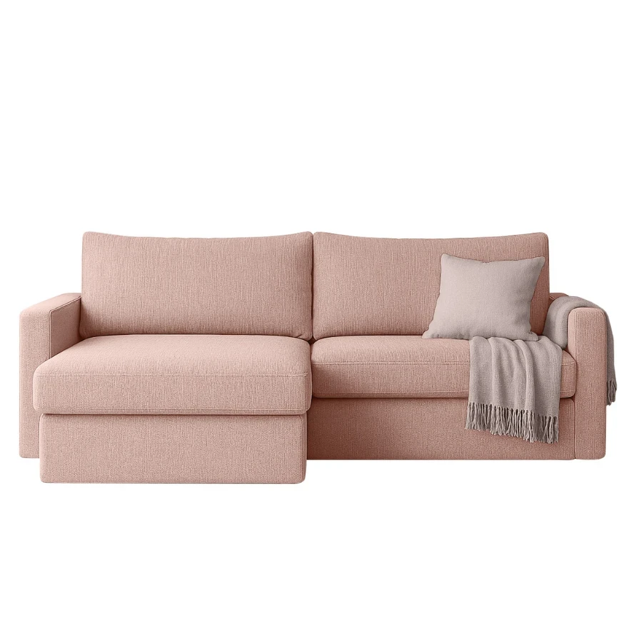 FLUX MINI L-förmiges minimalistisches Ecksofa mit Schlaffunktion FLUX MINI L-förmiges minimalistisches Ecksofa mit Schlaffunktion
