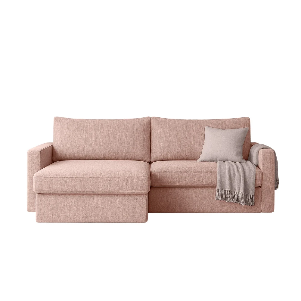 FLUX MINI L-förmiges minimalistisches Ecksofa mit Schlaffunktion FLUX MINI L-förmiges minimalistisches Ecksofa mit Schlaffunktion