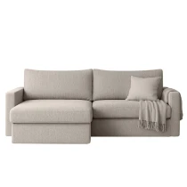 FLUX MINI L-förmiges minimalistisches Ecksofa mit Schlaffunktion