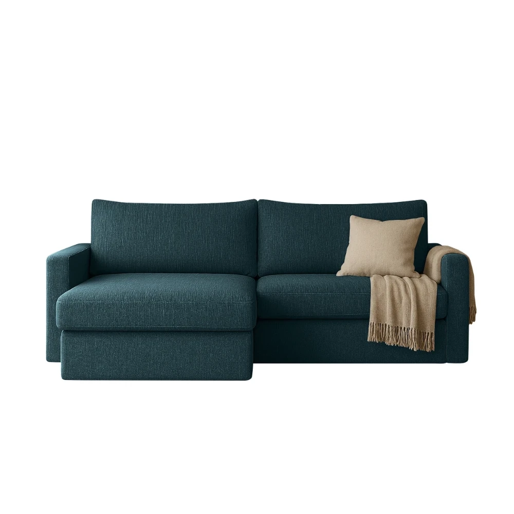 FLUX MINI L-förmiges minimalistisches Ecksofa mit Schlaffunktion FLUX MINI L-förmiges minimalistisches Ecksofa mit Schlaffunktion