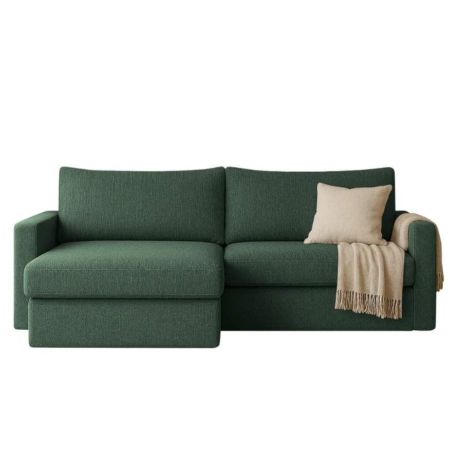 FLUX MINI L-förmiges minimalistisches Ecksofa mit Schlaffunktion FLUX MINI L-förmiges minimalistisches Ecksofa mit Schlaffunktion