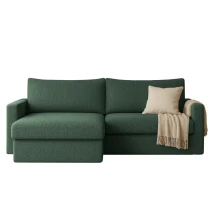 FLUX MINI L-förmiges minimalistisches Ecksofa mit Schlaffunktion