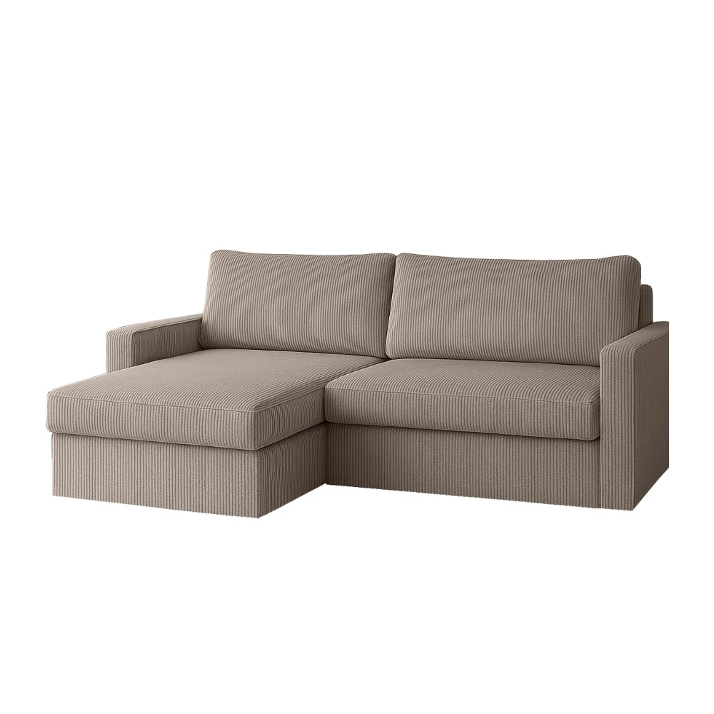 FLUX MINI L-förmiges minimalistisches Ecksofa mit Schlaffunktion FLUX MINI L-förmiges minimalistisches Ecksofa mit Schlaffunktion