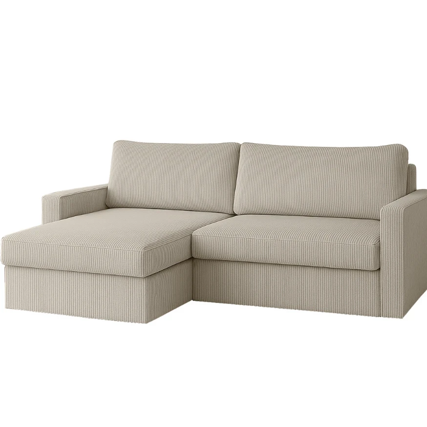 FLUX MINI L-förmiges minimalistisches Ecksofa mit Schlaffunktion FLUX MINI L-förmiges minimalistisches Ecksofa mit Schlaffunktion