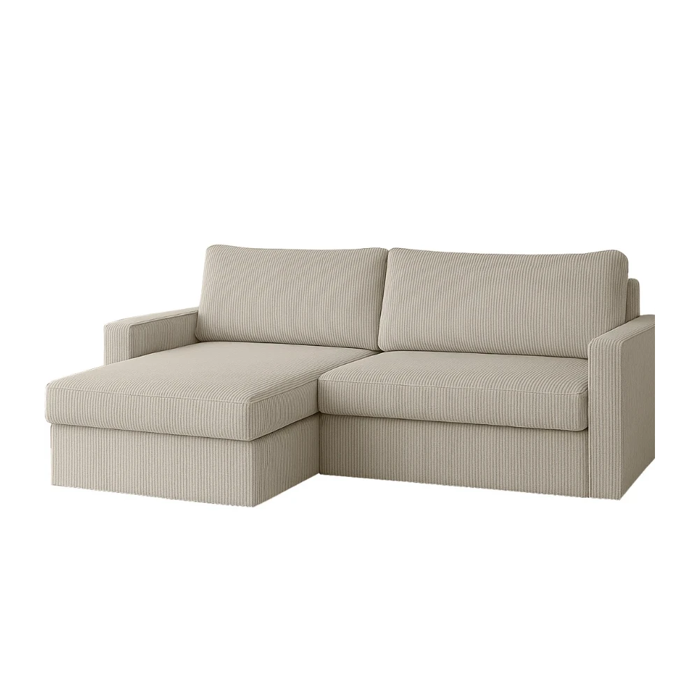 FLUX MINI L-förmiges minimalistisches Ecksofa mit Schlaffunktion FLUX MINI L-förmiges minimalistisches Ecksofa mit Schlaffunktion
