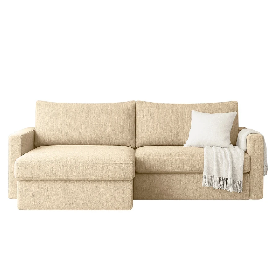 FLUX MINI L-förmiges minimalistisches Ecksofa mit Schlaffunktion FLUX MINI L-förmiges minimalistisches Ecksofa mit Schlaffunktion
