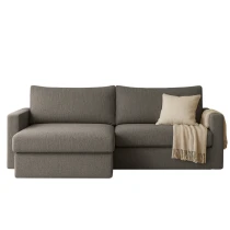 FLUX MINI L-förmiges minimalistisches Ecksofa mit Schlaffunktion