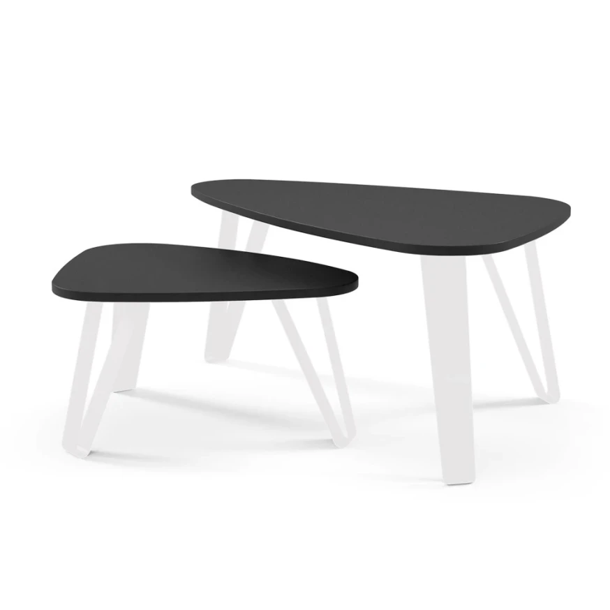 Couchtisch ORIS 2in1 Bein Kaschmir Weiß Schwarz zur Auswahl Couchtisch ORIS 2in1 Bein Kaschmir Weiß Schwarz zur Auswahl