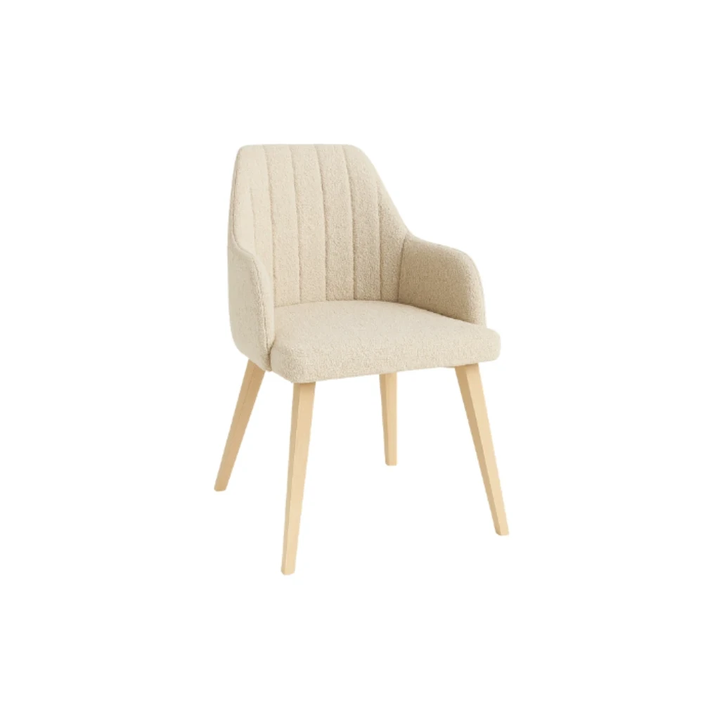 Polsterstuhl LS109 Loft Knöpfe gesteppt moderner Schalensessel Marineblau