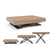 Höhenverstellbarer Couchtisch SANDI  ausziehbarer