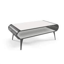 Couchtisch AVO mit Ablage abgerundet durchbrochen