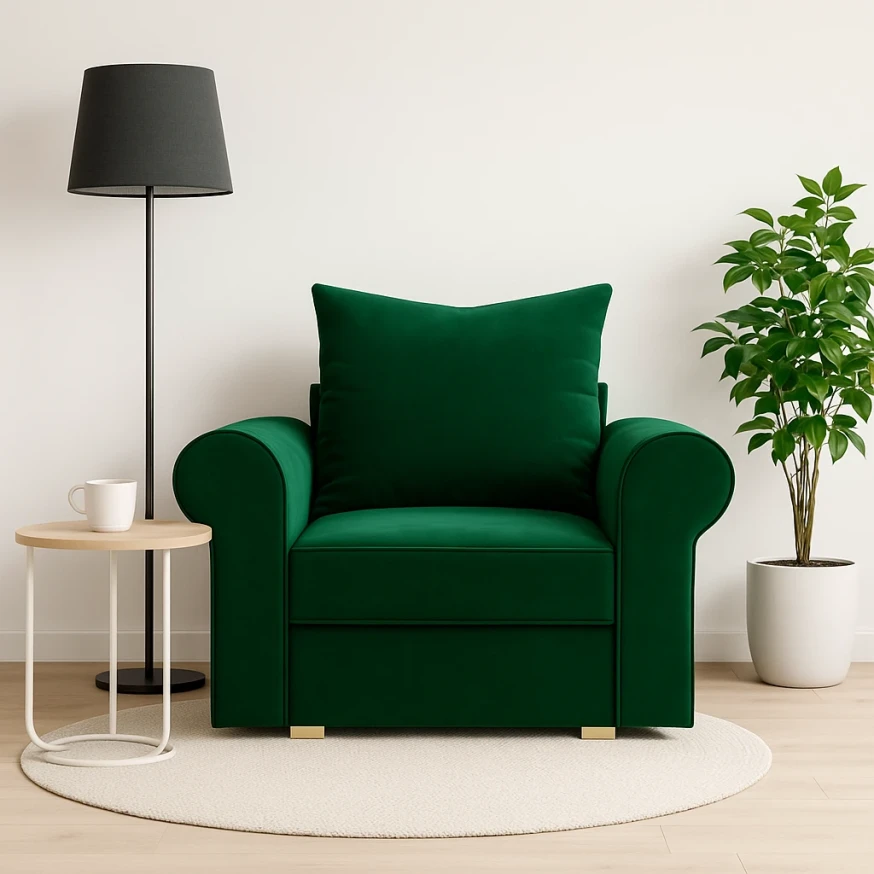 Komfortsessel MALMO I klassischer, freistehender Sessel im englischen Sti Komfortsessel MALMO I klassischer, freistehender Sessel im englischen Sti