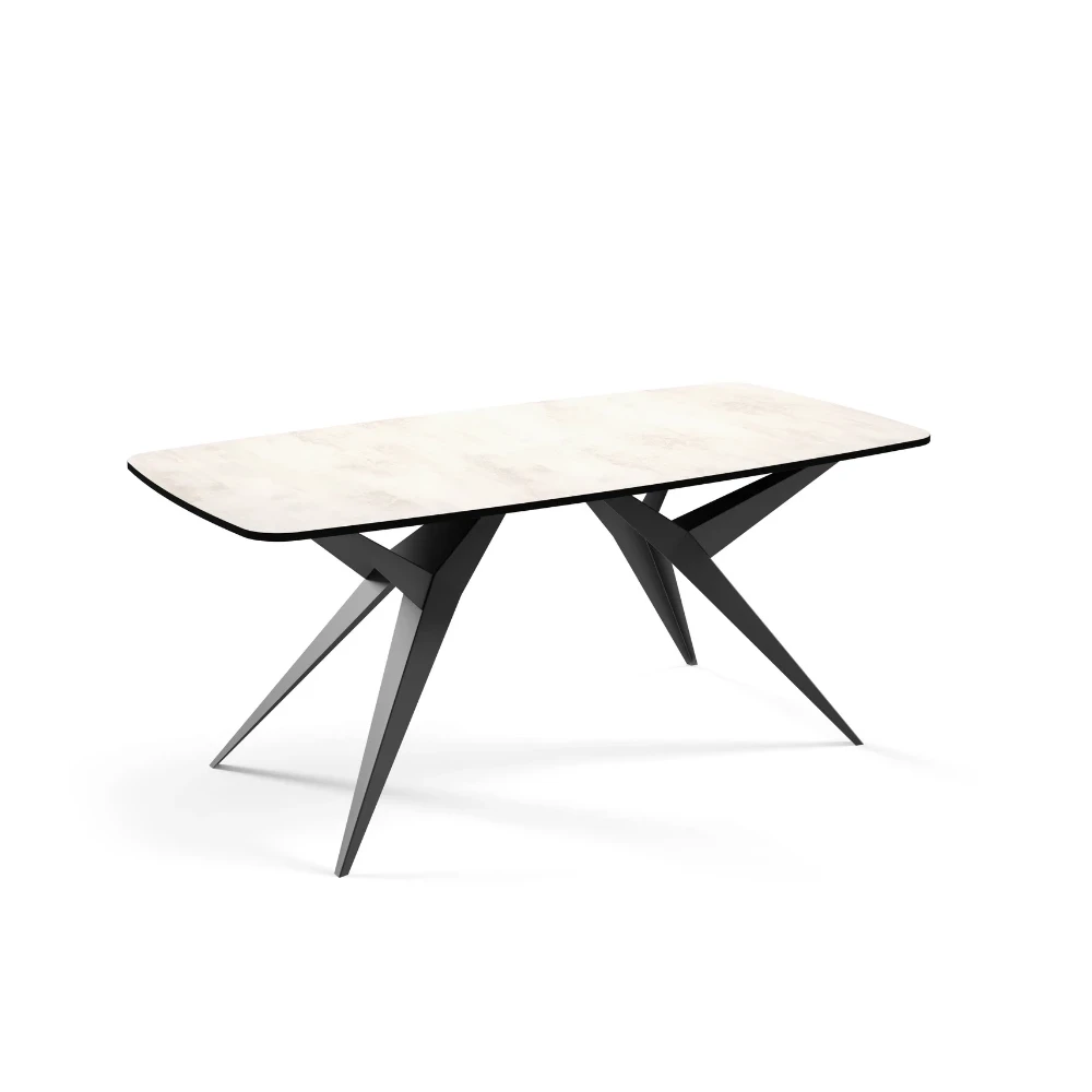 Tisch AXEL ausziehbarer Metallbein Tisch AXEL ausziehbarer Metallbein