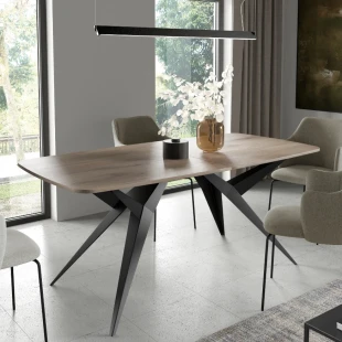 Tisch AXEL ausziehbarer Metallbein