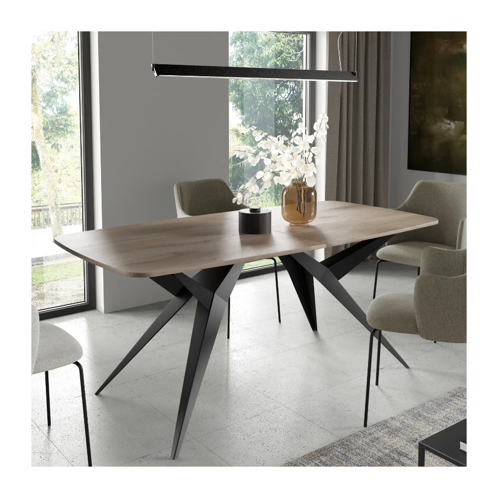 Tisch AXEL ausziehbarer Metallbein Tisch AXEL ausziehbarer Metallbein