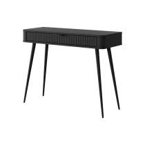 Schminktisch LATE mit geriffelten Fronten