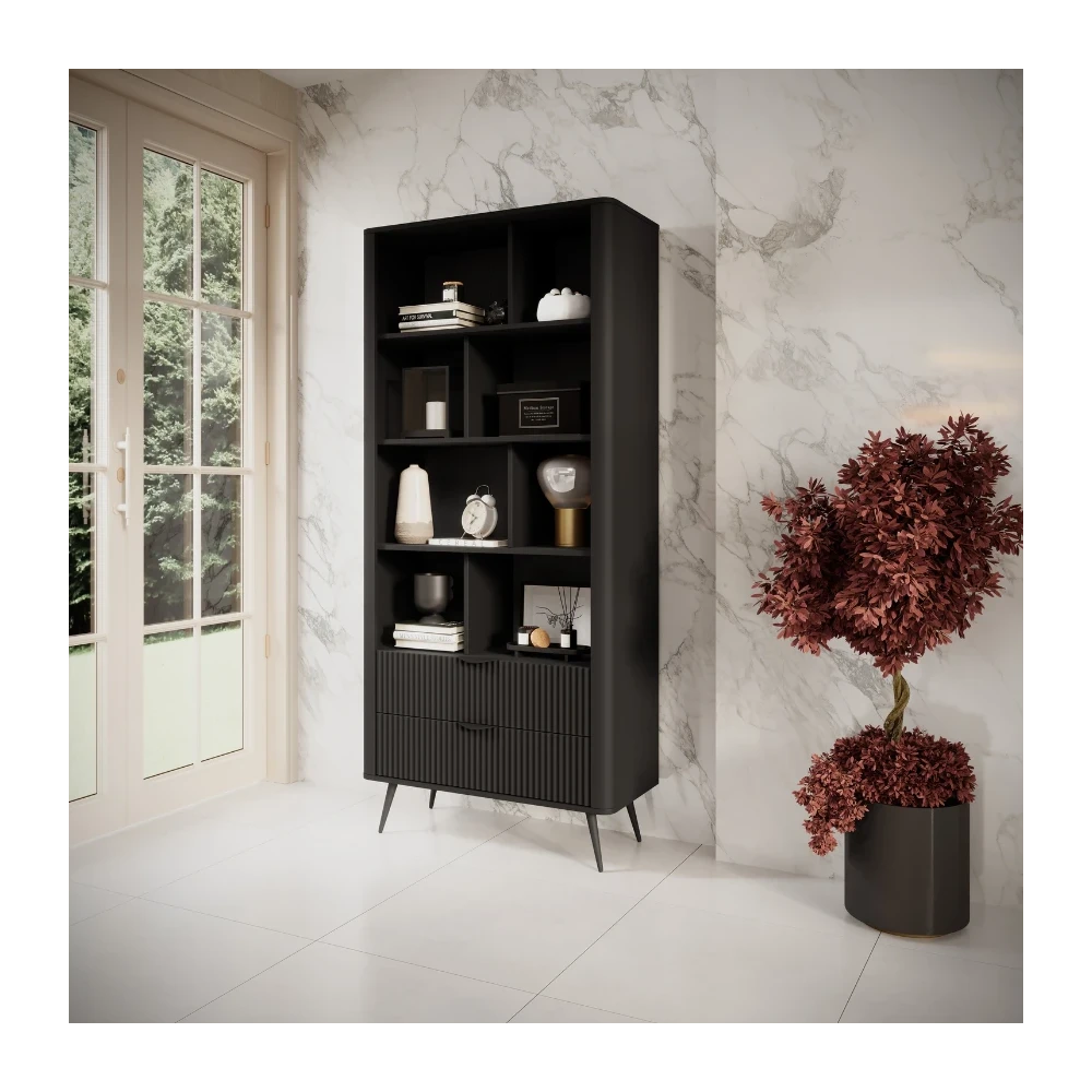 Standregal LATE mit gerillter Front Standregal LATE mit gerillter Front