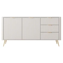 Kommode LATE 2D3S mit geriffelten Fronten