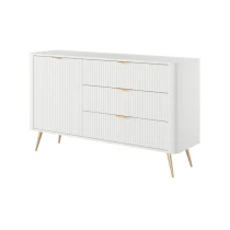 Kommode LATE D3S mit geriffelten Fronten