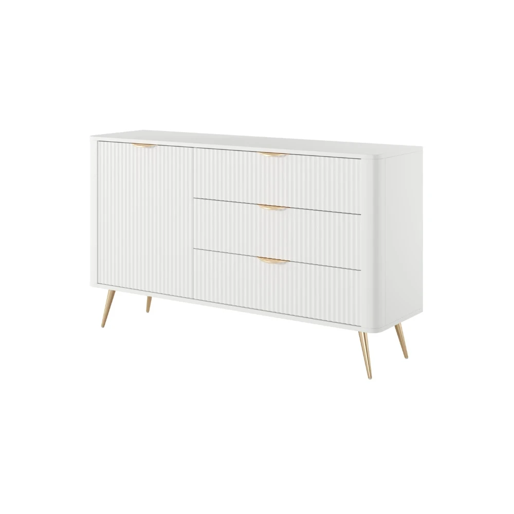 Kommode LATE D3S mit geriffelten Fronten Kommode LATE D3S mit geriffelten Fronten