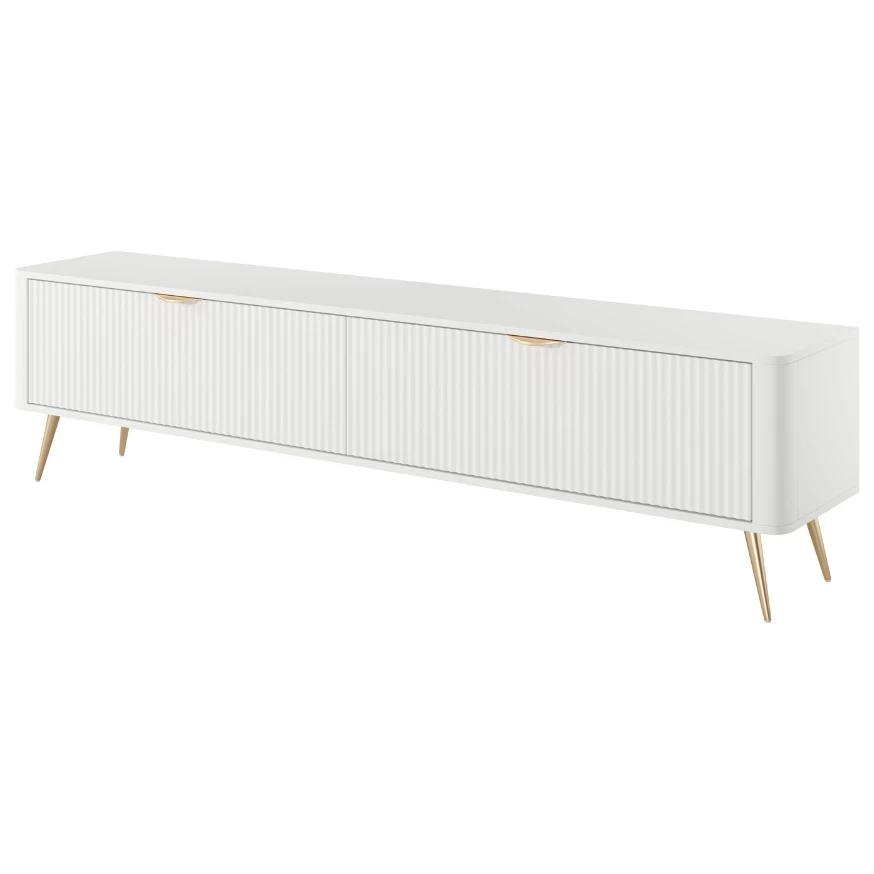 TV-Schrank 200 cm mit geriffelten Fronten TV-Schrank 200 cm mit geriffelten Fronten