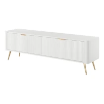 TV-Schrank 163 cm mit geriffelten Fronten