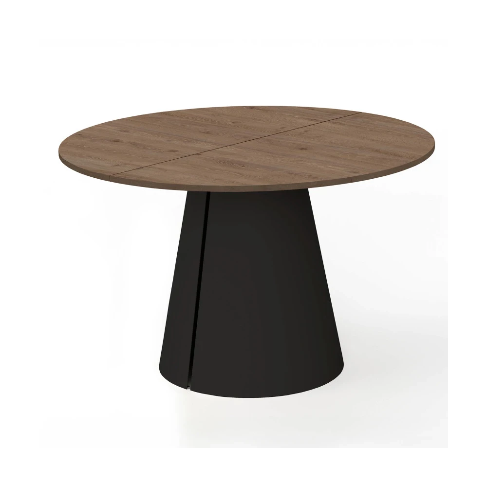 Runder ausziehbarer Tisch CORTIC Ø100, Ø120 cm