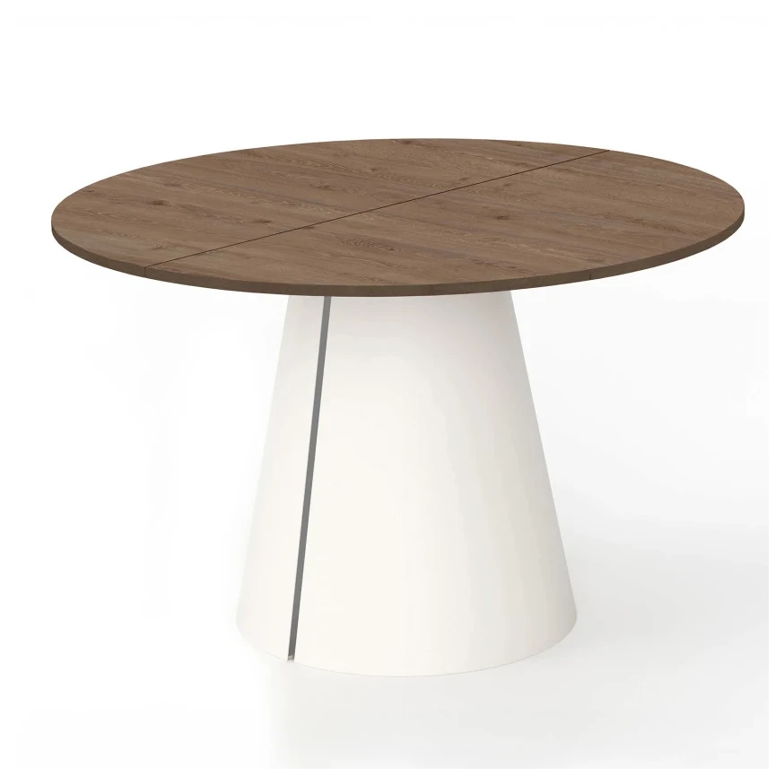 Runder ausziehbarer Tisch CORTIC Ø100, Ø120 cm