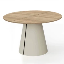 Runder ausziehbarer Tisch CORTIC Ø100, Ø120 cm
