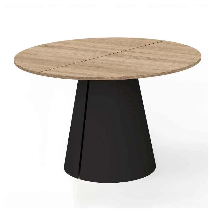 Runder ausziehbarer Tisch CORTIC Ø100, Ø120 cm