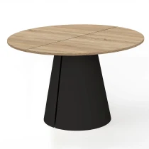 Runder ausziehbarer Tisch CORTIC Ø100, Ø120 cm