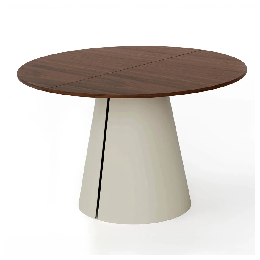 Runder ausziehbarer Tisch CORTIC Ø100, Ø120 cm