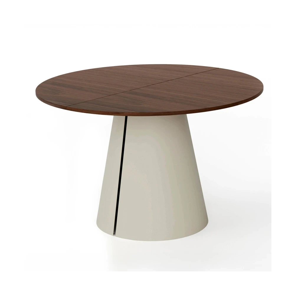 Runder ausziehbarer Tisch CORTIC Ø100, Ø120 cm