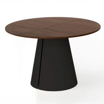 Runder ausziehbarer Tisch CORTIC Ø100, Ø120 cm